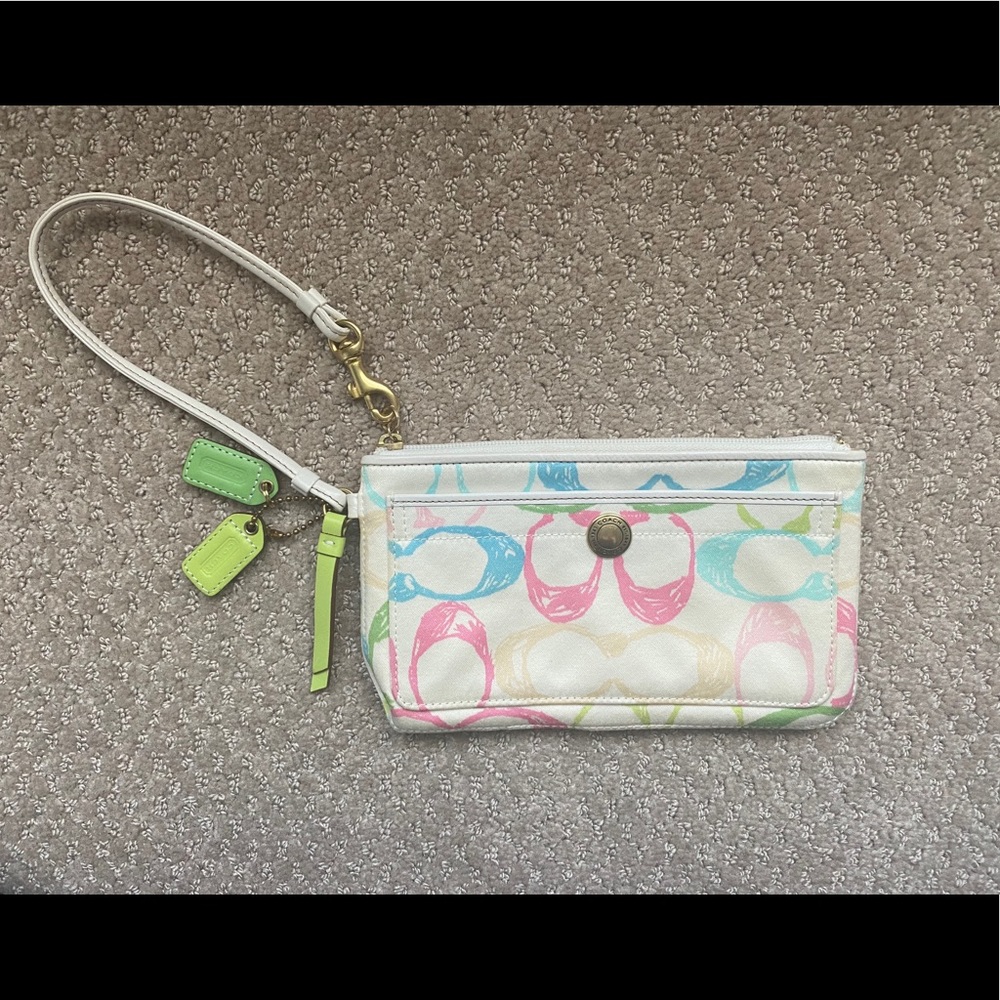 Coach Multi-Color Wristlet